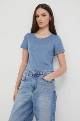 Zdjęcie produktu Sisley t-shirt damski kolor niebieski