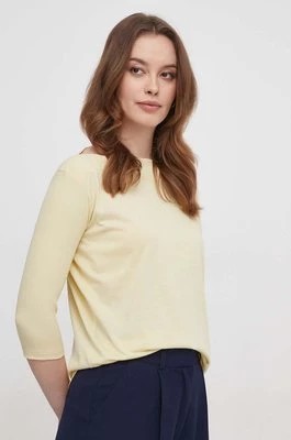 Zdjęcie produktu Sisley t-shirt damski kolor żółty