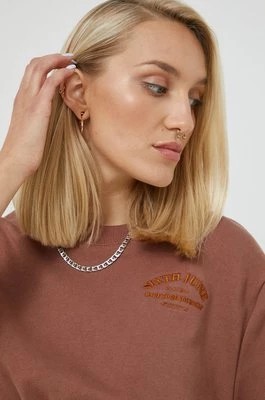 Zdjęcie produktu Sixth June t-shirt bawełniany kolor brązowy