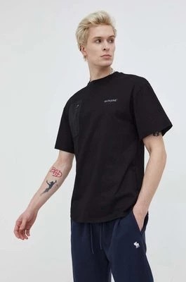 Zdjęcie produktu Sixth June t-shirt bawełniany męski kolor czarny gładki