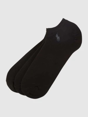 Zdjęcie produktu Skarpetki stopki z elastycznej mieszanki bawełny w zestawie 3 szt. Polo Ralph Lauren Underwear