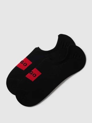 Zdjęcie produktu Skarpetki stopki z nadrukiem z logo w zestawie 2 szt. HUGO