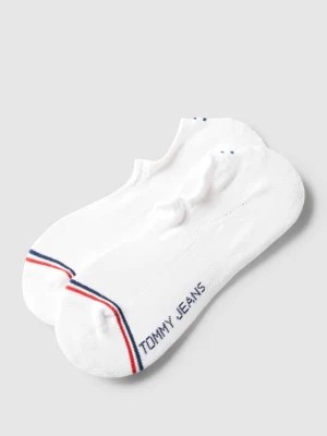 Zdjęcie produktu Skarpetki stopki z nadrukiem z logo w zestawie 2 szt. model ‘Iconic’ Tommy Jeans