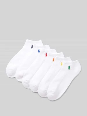 Zdjęcie produktu Skarpetki stopki z wyhaftowanym logo w zestawie 6 szt. Polo Ralph Lauren Underwear