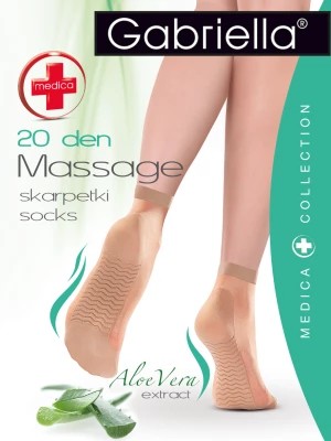 Zdjęcie produktu Skarpetki z efektem masażu i aloesem Medica 20 den Gabriella