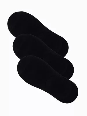 Zdjęcie produktu Skarpety męskie stopki 3-pak - czarne V2 OM-SOSS-0103
 -                                    one size