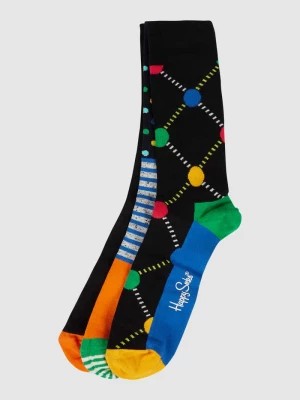 Zdjęcie produktu Skarpety z dodatkiem streczu w zestawie 3 szt. Happy Socks