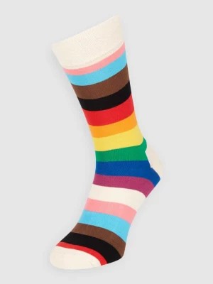 Zdjęcie produktu Skarpety z paskami w kontrastowym kolorze model ‘Pride Stripe’ Happy Socks