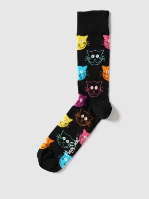 Zdjęcie produktu Skarpety ze wzorem na całej powierzchni model ‘Cat’ Happy Socks