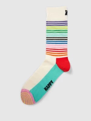 Zdjęcie produktu Skarpety ze wzorem na całej powierzchni model ‘Half Stripe’ Happy Socks