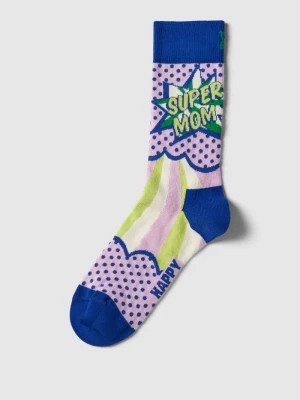 Zdjęcie produktu Skarpety ze wzorem na całej powierzchni model ‘Super MOM’ Happy Socks
