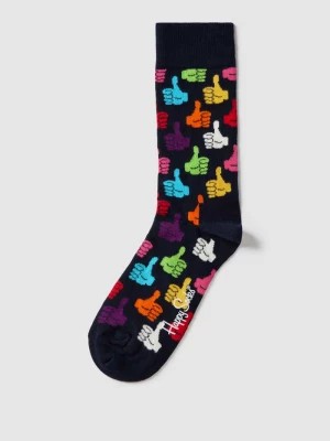 Zdjęcie produktu Skarpety ze wzorem na całej powierzchni model ‘THUMBS’ Happy Socks