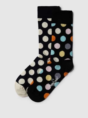 Zdjęcie produktu Skarpety ze wzorem na całej powierzchni w zestawie 2 szt. model ‘Big Dot’ Happy Socks