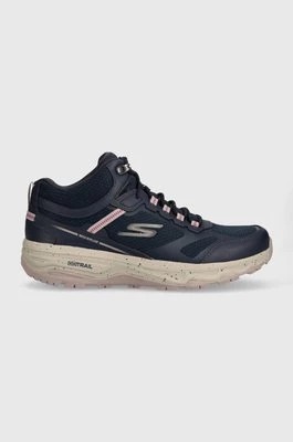 Zdjęcie produktu Skechers buty kolor granatowy na płaskim obcasie
