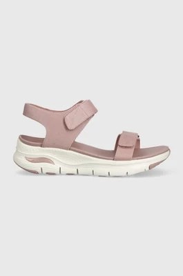 Zdjęcie produktu Skechers sandały damskie kolor różowy