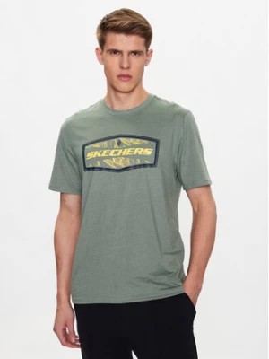 Zdjęcie produktu Skechers T-Shirt Latitude MTS368 Zielony Regular Fit