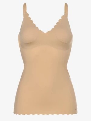 Zdjęcie produktu SKINY Damski podkoszulek Kobiety Sztuczne włókno beżowy|różowy jednolity,
