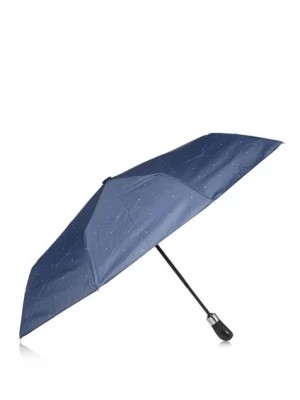 Zdjęcie produktu Składany parasol damski w kolorze granatowym OCHNIK