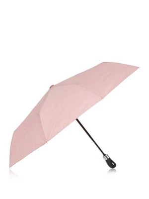 Zdjęcie produktu Składany parasol damski w kolorze różowym OCHNIK