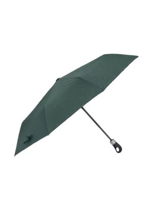 Zdjęcie produktu Składany parasol damski w kolorze zielonym OCHNIK