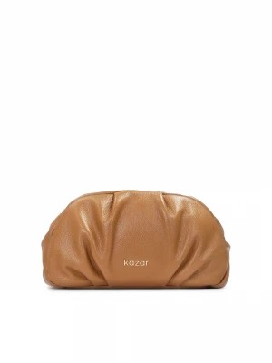 Zdjęcie produktu Skórzana pouch bag w kształcie chmurki Kazar