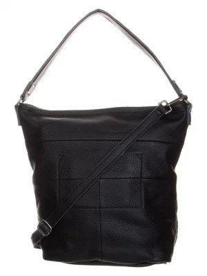 Zdjęcie produktu FREDs BRUDER Skórzana torebka "Lotta" w kolorze czarnym - 33 x 35 x 15 cm rozmiar: onesize