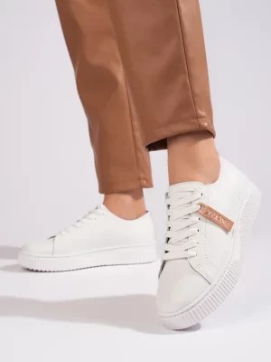 Zdjęcie produktu Skórzane białe buty sportowe Vinceza