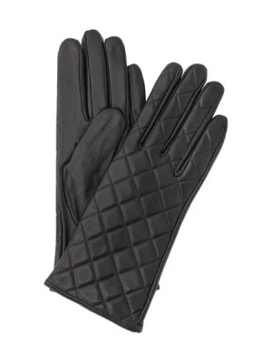 Zdjęcie produktu Skórzane czarne rękawiczki damskie OCHNIK