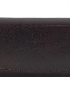 Zdjęcie produktu Skórzane portfele damskie - Barberini's - Brązowy ciemny Merg
