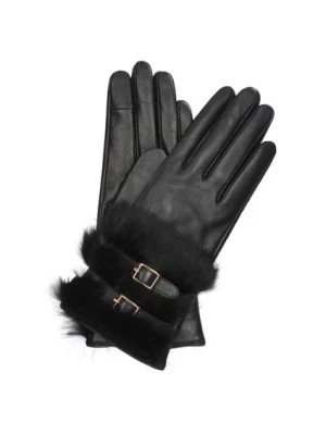 Zdjęcie produktu Skórzane rękawiczki damskie z klamrami OCHNIK