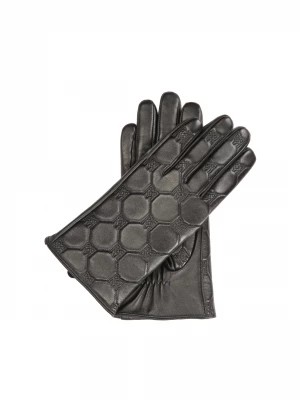 Zdjęcie produktu Skórzane rękawiczki w oryginalny wzór Kazar
