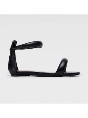 Zdjęcie produktu Badura Skórzane sandały w kolorze czarnym rozmiar: 37
