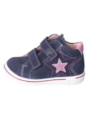 Zdjęcie produktu PEPINO Skórzane sneakersy "Mia" w kolorze granatowo-różowym rozmiar: 28