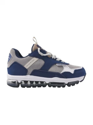 Zdjęcie produktu Vingino Skórzane sneakersy w kolorze niebiesko-szarym rozmiar: 37