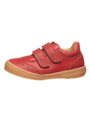 Zdjęcie produktu POM POM Skórzane sneakersy w kolorze rdzawoczerwonym rozmiar: 26