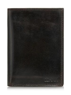 Zdjęcie produktu Skórzany niezapinany brązowy portfel męski OCHNIK