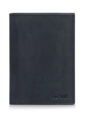 Zdjęcie produktu Skórzany portfel męski czarny OCHNIK