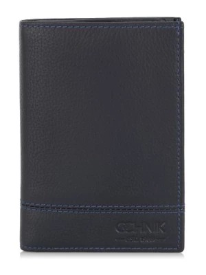 Zdjęcie produktu Skórzany portfel męski z przeszyciem OCHNIK