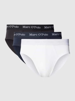 Zdjęcie produktu Slipy z elastycznym pasem z logo w zestawie 3 szt. Marc O'Polo