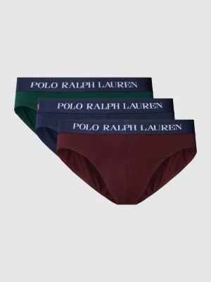 Zdjęcie produktu Slipy z elastycznym pasem z logo w zestawie 3 szt. Polo Ralph Lauren Underwear