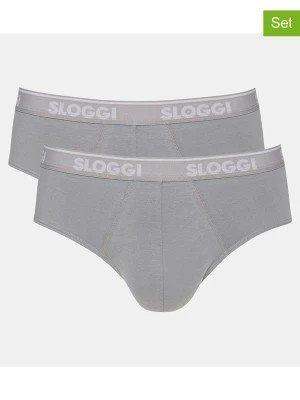 Zdjęcie produktu Sloggi Slipy (2 pary) w kolorze szarym rozmiar: XL