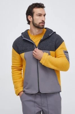 Zdjęcie produktu Smartwool bluza sportowa Hudson kolor szary z kapturem wzorzysta