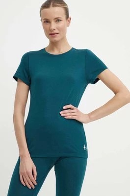 Zdjęcie produktu Smartwool t-shirt funkcyjny kolor turkusowy 16916