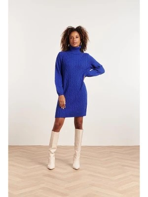 Zdjęcie produktu Smashed Lemon Sukienka dzianinowa w kolorze niebieskim rozmiar: XXL