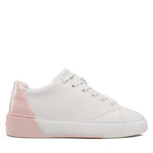 Zdjęcie produktu Sneakersy Calvin Klein Heel Counter Cupsole Lace Up HW0HW01378 White/Sepia Rose 0LF