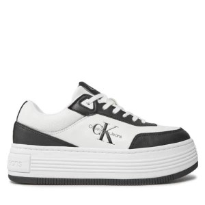Zdjęcie produktu Sneakersy Calvin Klein Jeans Bold Flatf Low Lace Mix Ml Fad YW0YW01316 Black/Bright White 0GM