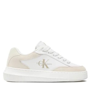 Zdjęcie produktu Sneakersy Calvin Klein Jeans Chunky Cupsole Lace Skater Btw YW0YW01452 Bright White/Creamy White 0K8