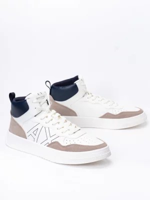 Zdjęcie produktu Sneakersy męskie białe ARMANI EXCHANGE XUZ040 XV601 S030
