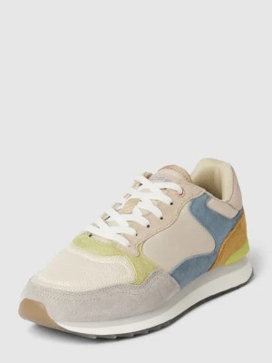Zdjęcie produktu Sneakersy skórzane z obszyciem w kontrastowym kolorze model ‘CABO SAN LUCAS’ HOFF