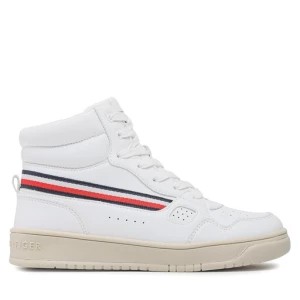 Zdjęcie produktu Sneakersy Tommy Hilfiger Stripes High Top Lace-Up Sneaker T3X9-32851-1355 S White 100